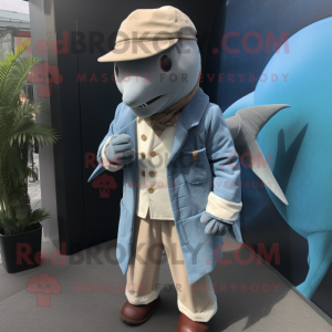  Swordfish mascotte kostuum...