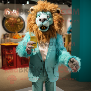 Turquoise Tamer Lion...