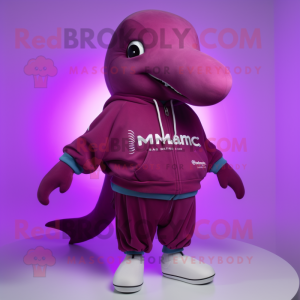 Magenta bultrug mascotte...