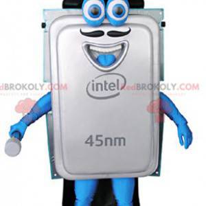 Harddisk maskot. Computerkomponent maskot - Redbrokoly.com