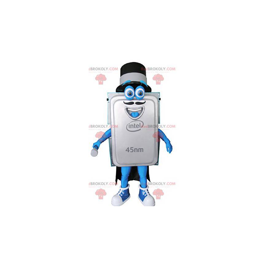 Harddisk maskot. Computerkomponent maskot - Redbrokoly.com