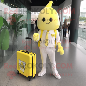 Citroengeel ijs mascotte...