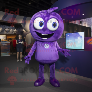 Postava maskota Purple Ray...