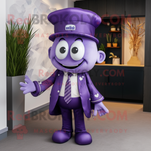 Purple Ray maskot drakt...
