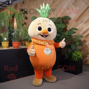 Orange majroe maskot...