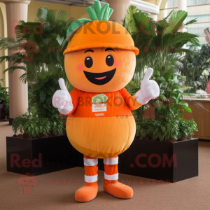 Orange majroe maskot...