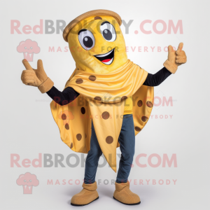 Gold Pizza maskot kostume...