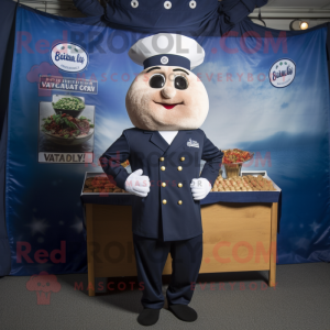 Navy Falafel maskot kostume...