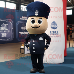 Navy Falafel maskot kostume...