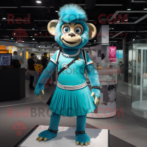 Cyan Monkey mascotte...