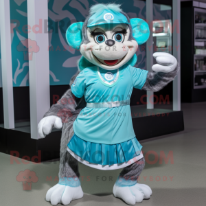 Cyan Monkey mascotte...