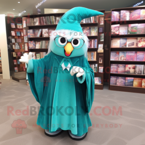 Teal Wizard mascotte...