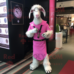 Pink Boer Goat mascotte...