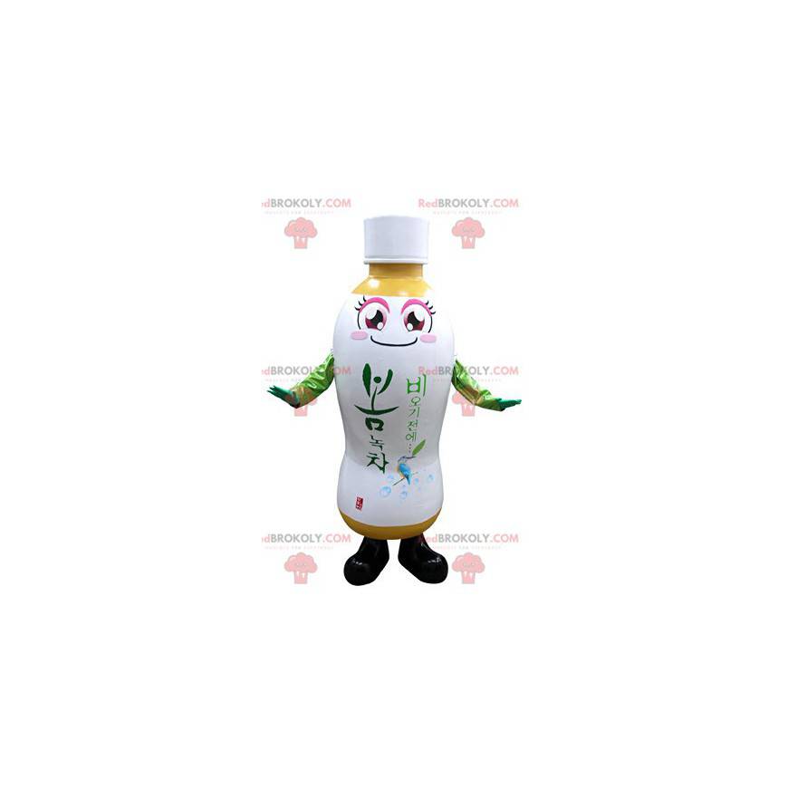 Mascotte de bouteille en plastique. Mascotte de boisson -