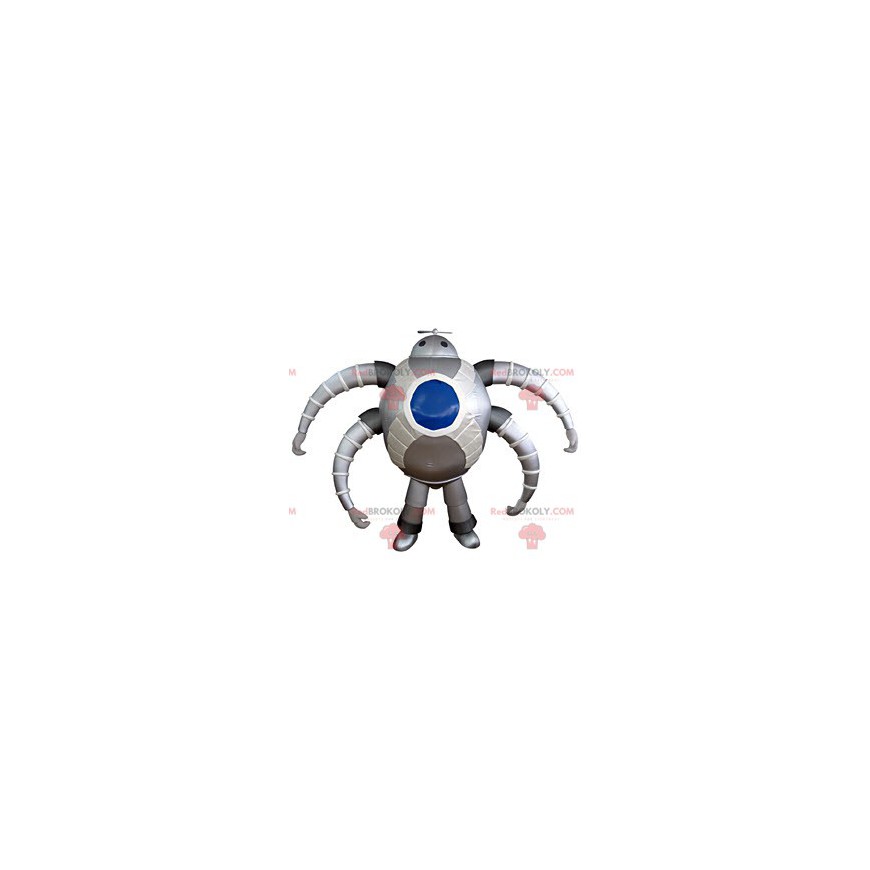 Futuristische spinrobotmascotte - Redbrokoly.com