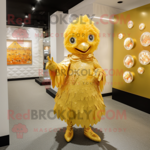 Gold Fried Chicken maskot...