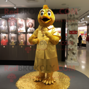 Gold Fried Chicken mascotte...