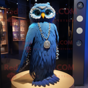 Blue Owl mascotte kostuum...