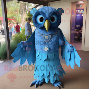 Blue Owl maskot kostume...