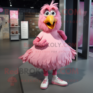 Pink Hens mascotte kostuum...