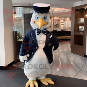 Navy Chicken maskot kostume...