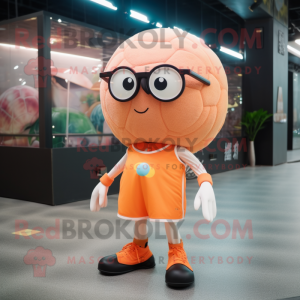 Peach Soccer Ball mascotte...