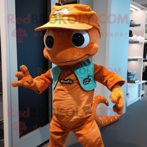 Rust Geckos maskot kostume...