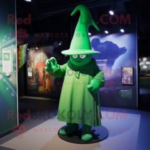 Green Witch S Hat mascotte...