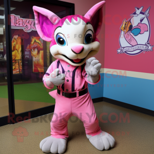 Pink Chupacabra maskot...