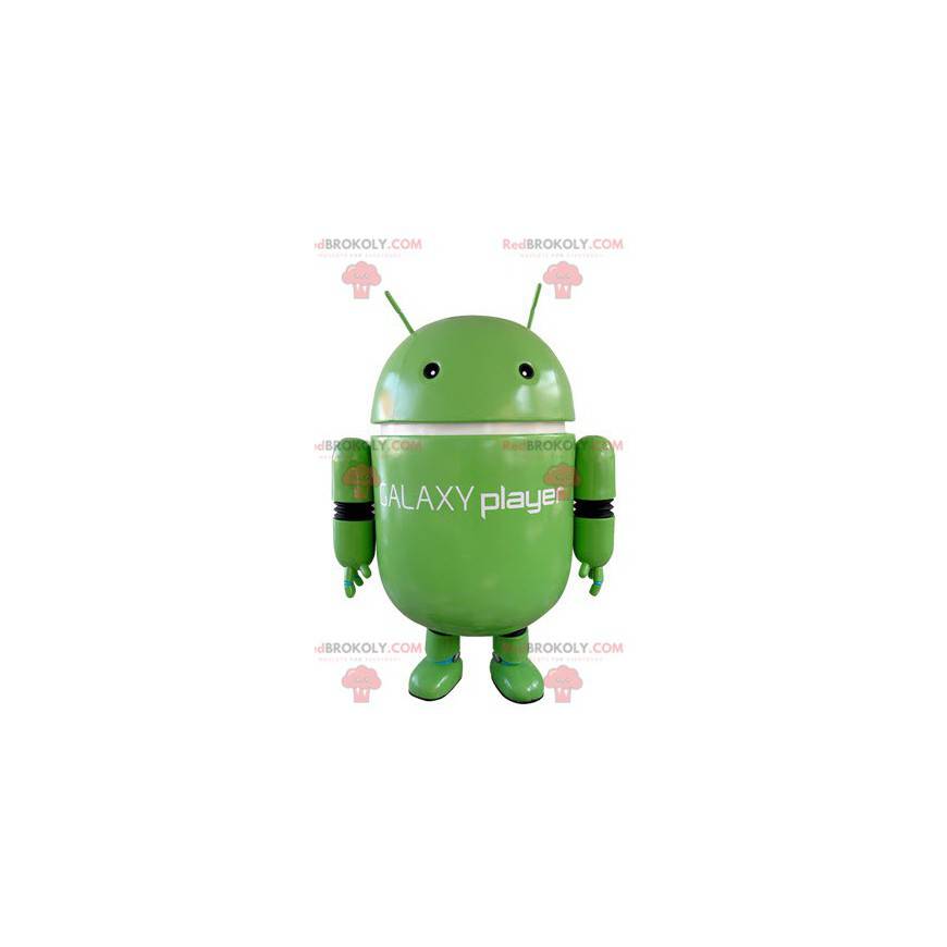 Mascota robot verde. Mascota de Android - Redbrokoly.com