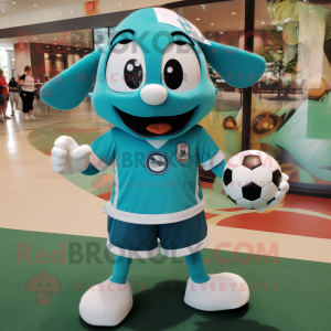 Teal Soccer Goal...