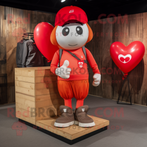 Postava maskota maskota Red...