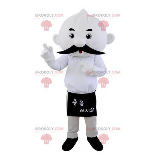 Witte sneeuwpop mascotte - Redbrokoly.com