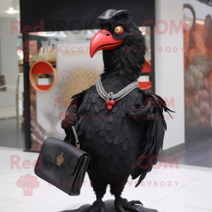 Black Rooster mascotte...