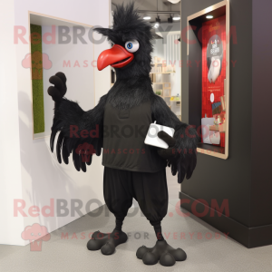 Black Rooster mascotte...