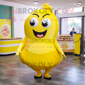 Yellow Donut mascotte...