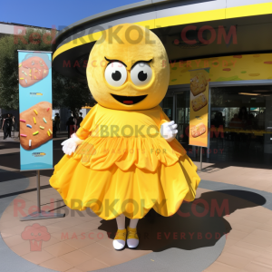 Yellow Donut mascotte...