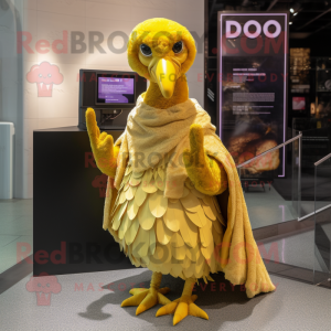 Guld Dodo Bird maskot...