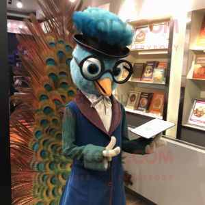  Peacock maskot kostym...