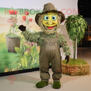 Olive Scarecrow maskot...