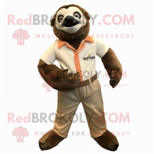 Rust Giant Sloth mascotte...