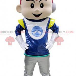 Mascotte de garçon en tenue d'astronaute - Redbrokoly.com