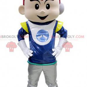 Menino mascote com roupa de astronauta - Redbrokoly.com