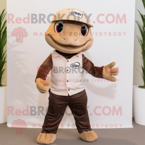 Brown Lizard mascotte...