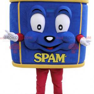 Giant tin can mascot. Blue mascot - Redbrokoly.com