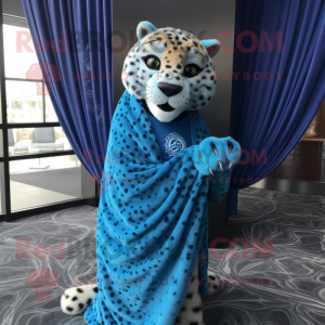 Blue Cheetah mascotte...