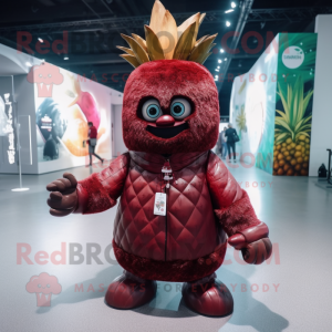 Maroon Pineapple mascotte...