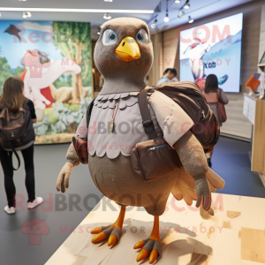 Brown Pigeon mascotte...