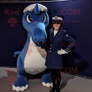 Navy Diplodocus mascotte...