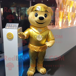 Gouden armband mascotte...